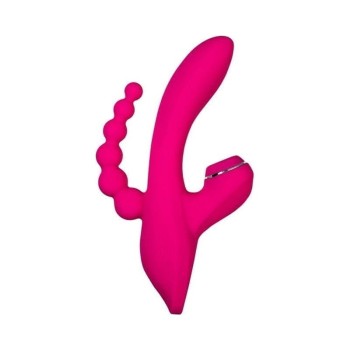Przejdź do produktu JOS Stimulator 3 in 1 Tripling, silicone, pink, 21cm