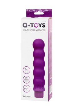 Przejdź do produktu A TOYS, Vibrator, Silicone, Purple, 17 cm