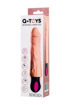 Przejdź do produktu A TOYS Vibrator with heating TPE 12 speeds bendable rechargble