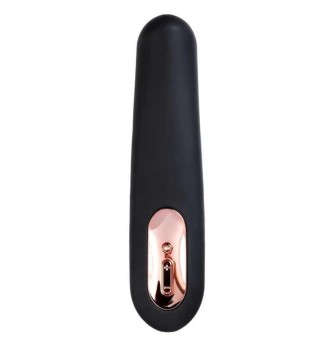 Przejdź do produktu Unrealistic vibrator WANAME D SPLASH TSUNAMI, silicone, black, 18.3 cm