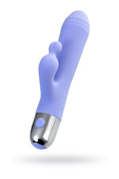 Przejdź do produktu Vibrator with clitoral stimulation Flovetta Crocus, silicone, purple, 17.5 cm