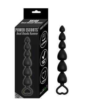 Przejdź do produktu Plug Power Escorts   Anal Beads Runner   Silicone Black