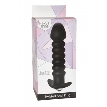 Przejdź do produktu Plug Anal Twisted Vibrating Black