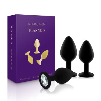 Przejdź do produktu RS   Soiree   Booty Plug Original Set 3x Black