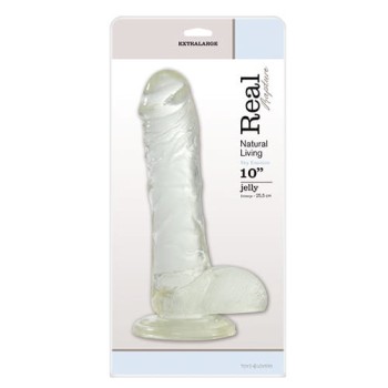 Przejdź do produktu Dildo FALLO JELLY REAL RAPTURE CLEAR 10