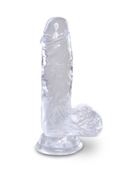 Przejdź do produktu King Cock 5 Inch Cock w Balls Transparent