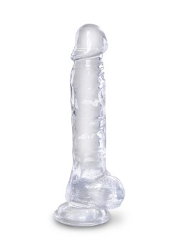 Przejdź do produktu King Cock 8 Inch Cock w Balls Transparent