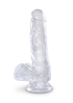Przejdź do produktu King Cock 6 Inch Cock w Balls Transparent