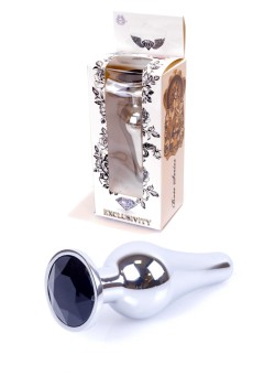 Przejdź do produktu Plug Jewellery Silver BUTT PLUG  Black