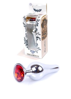 Przejdź do produktu Plug Jewellery Silver BUTT PLUG  Red