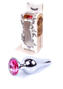 Przejdź do produktu Plug Jewellery Silver BUTT PLUG  Pink