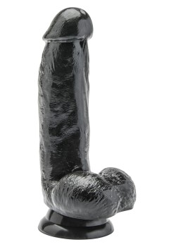 Przejdź do produktu Dildo 6 inch with Balls Black
