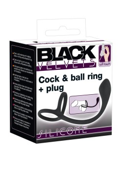 Przejdź do produktu Black Velvets Cock + Ball ring