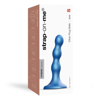 Przejdź do produktu DILDO PLUG BALLS METALLIC BLUE   S