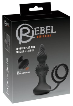 Przejdź do produktu Rebel RC butt plug with cock&amp;b