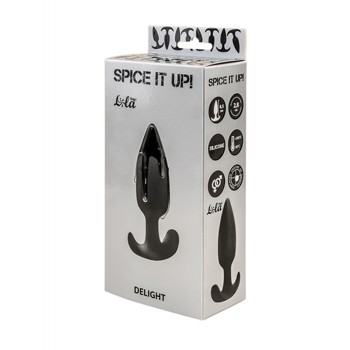 Przejdź do produktu Plug Anal plug with misplaced center of gravity Spice it up Delight Black