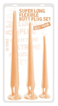 Przejdź do produktu Super Long Butt Plug Set flesh