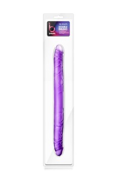 Przejdź do produktu B YOURS 16INCH DOUBLE DILDO PURPLE