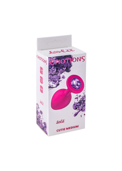 Przejdź do produktu Plug Anal Plug Emotions Cutie Medium Pink dark purple crystal