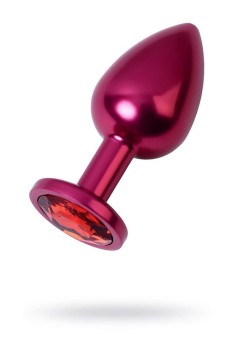 Przejdź do produktu Red anal plug TOYFA Metal with red gem