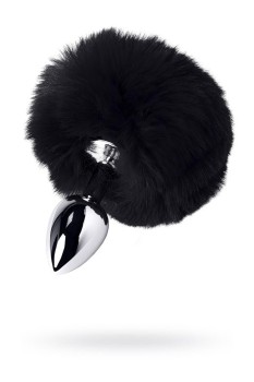 Przejdź do produktu Silver anal plug TOYFA Metal with faux fur