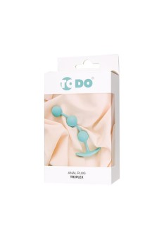 Przejdź do produktu ToDo by Toyfa Anal plug Triplex, silicone, mint, 15 cm, O 2.5 cm