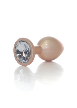 Przejdź do produktu Plug Jewellery Pearl Gold PLUG  Clear M