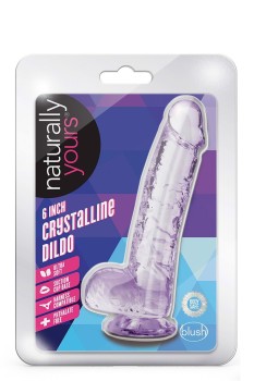 Przejdź do produktu NATURALLY YOURS  6 CRYSTALLINE DILDO  AMETHYST