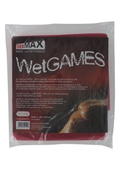 Przejdź do produktu BDSM SexMAX WetGAMES Sex sheet, 180 x 220 cm, red