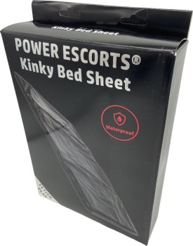 Przejdź do produktu Power Escorts   BR190   Kinky Bed Sheet Black   160 x 227 CM