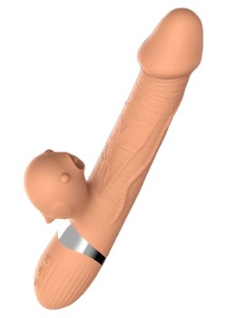 Przejdź do produktu Wibrator Basia Thtusting Vibrator 2 in 1 Tongue Vibrators USB