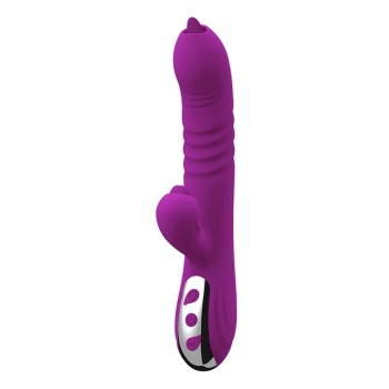 Przejdź do produktu Wibrator Fairy USB 3 functions of thrusting / 20 vibrations  Purple