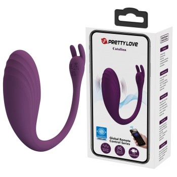 Przejdź do produktu PRETTY LOVE   Catalina, 12 vibration functions Mobile APP Long distance Control