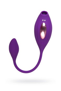 Przejdź do produktu JOS Vacuum clitoris stimulator Ginny, silicone, purple, 31 cm
