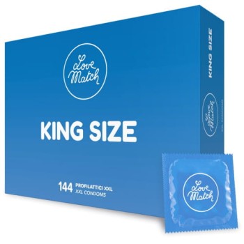 Przejdź do produktu Prezerwatywy Love Match King Szie XXL   144 pack