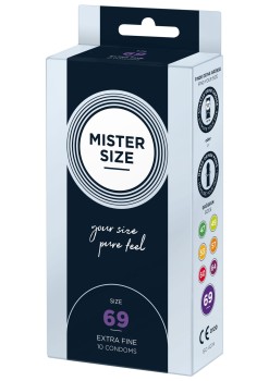 Przejdź do produktu MISTER SIZE 69mm Condoms 10pcs Natural