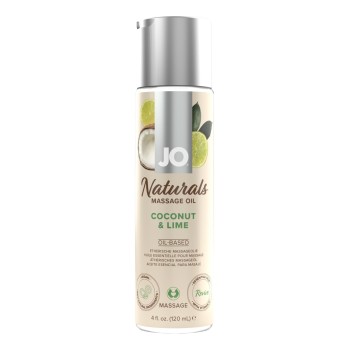Przejdź do produktu System JO   Naturals Massage Oil Coconut &amp; Lime 120 ml