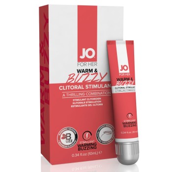 Przejdź do produktu System JO   For Her Clitoral Stimulant Warming Warm &amp; Buzzy 10 ml