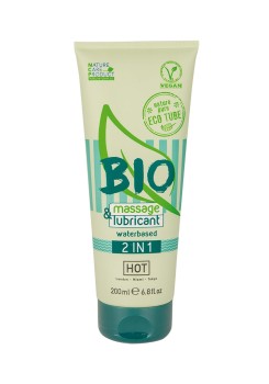 Przejdź do produktu Żel HOT BIO massage &amp; lubricant waterbased 2in1 200 ml