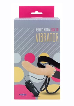 Przejdź do produktu REALISTIC HOLLOW STRAP ON VIBRATOR 8INCH