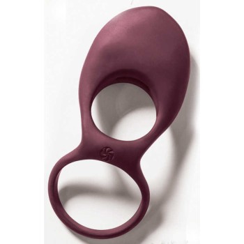 Przejdź do produktu Pierścień  Vibrating Double Cockring Daydream Wine Red