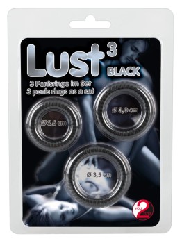 Przejdź do produktu Lust 3 Cock Rings black