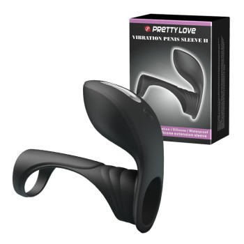 Przejdź do produktu PRETTY LOVE  VIBRATION PENIS SLEEVE II, 7 vibration functions Memory function