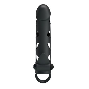 Przejdź do produktu PRETTY LOVE   Vibrating Penis Sleeve with Ball Strap