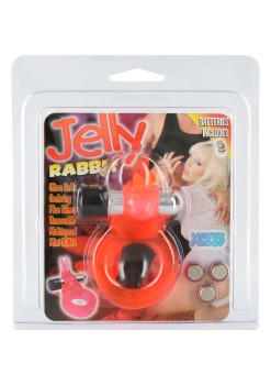 Przejdź do produktu Jelly Rabbit Cockring Red