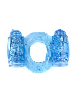 Przejdź do produktu Pierścień Vibrating CockRing Double Blue