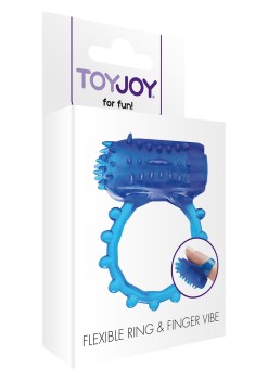 Przejdź do produktu Pierścień FLEX RING AND FINGER VIBE BLUE