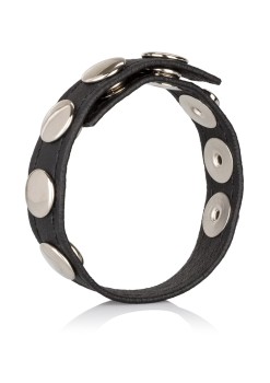 Przejdź do produktu Leather Multi Snap Ring Black