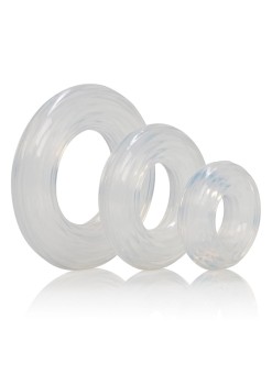 Przejdź do produktu Premium Silicone Ring Set Transparent