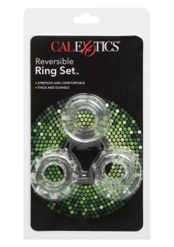 Przejdź do produktu Reversible Ring Set Transparent
